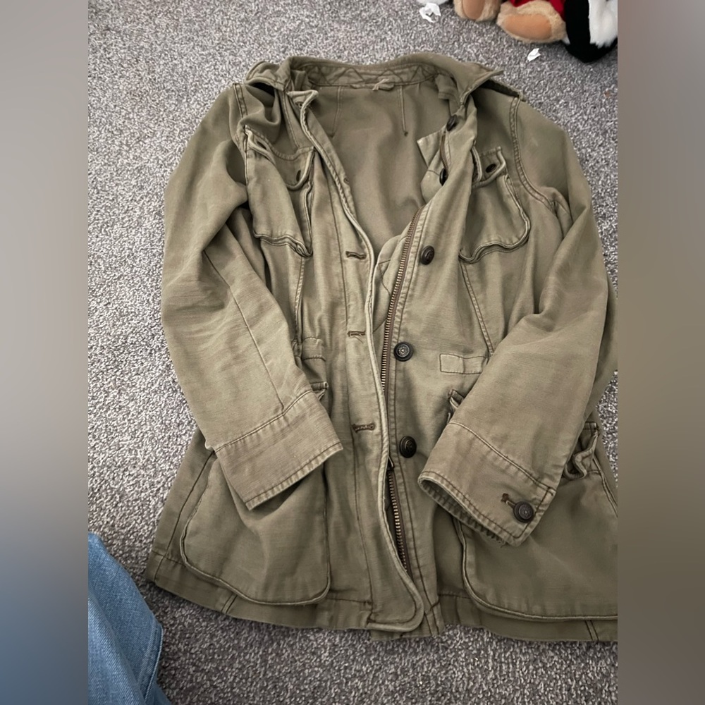 Free people army jacket size xs